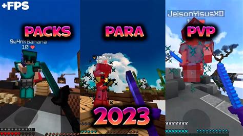 Los Mejores Texture Pack Para Pvp 2023 Bedwars Skywars Pvp Fps Youtube