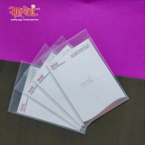 A Polybag Transparent Size X Plastic Envelopes