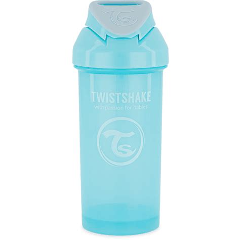 TWISTSHAKE Strohhalmflasche Straw Cup 360 Ml 12 Monate Pastell Blau