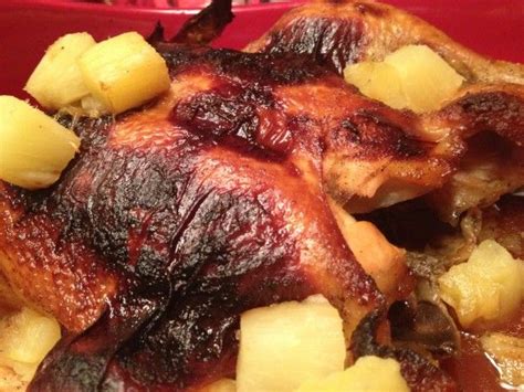 Chicken Hamonado Sweet Roast In Pineapple Receta Recetas De Pollo