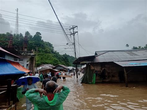 Banjir Melanda Desa Di Halmahera Barat Kaidah Maluku Utara