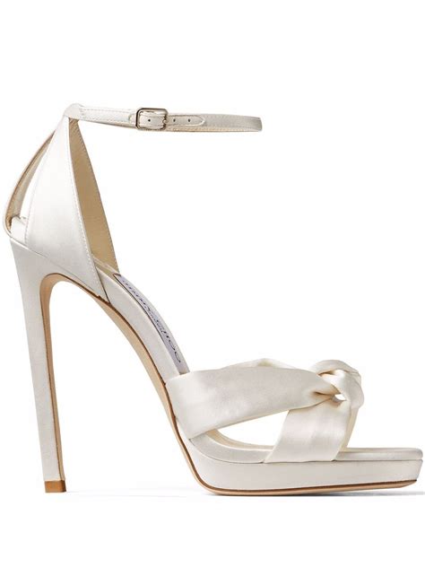 Jimmy Choo Rosie 120mm Sandals White FARFETCH