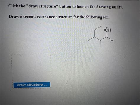 Answered Click The Draw Structure Button To Bartleby