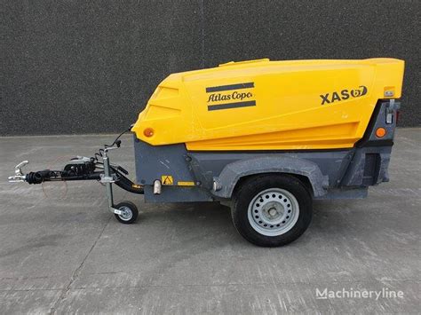 Atlas Copco Xas Kd Mobile Compressor For Sale Belgium Waregem Tm