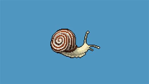 Pixel Dailies On Twitter RT SazdxHikari For Today A Cute Snail