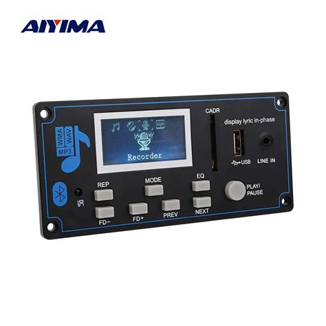 Big Promotion Aiyima Bluetooth Mp Decoder Board Wma Usb Sd Fm Aux