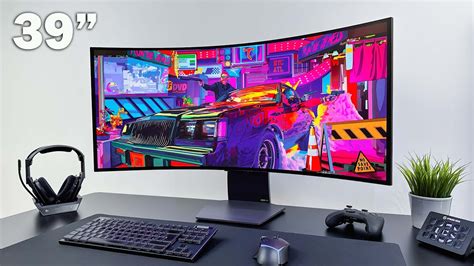 LG S NEW 39 OLED Gaming Monitor 240Hz 39GS95QE Review YouTube