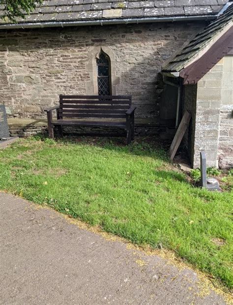 Churchyard Bench Llanveynoe Jaggery Geograph Britain And Ireland