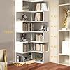 Amazon Ddj Tier Corner Bookshelf Tall Corner Bookcase