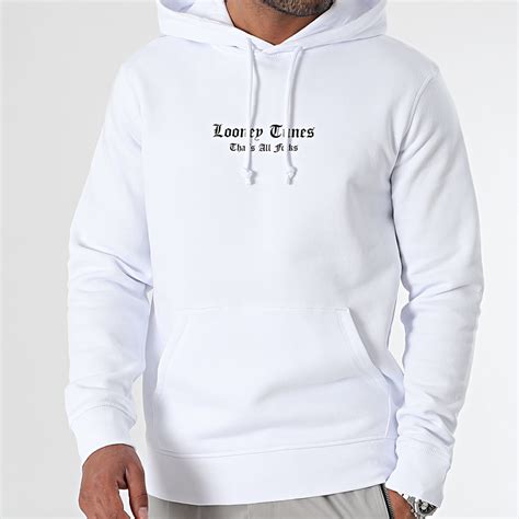 Looney Tunes Sweat Capuche Tweety Graffiti Grey Blanc