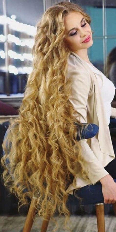 Long Curly Blonde Hair Silkylonghair