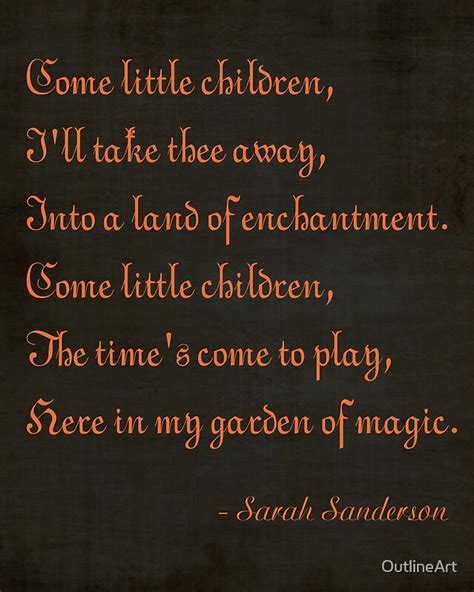 "Hocus Pocus - Come Little Children" by OutlineArt | Redbubble