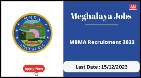 Meghalaya Jobs Mbma Recruitment