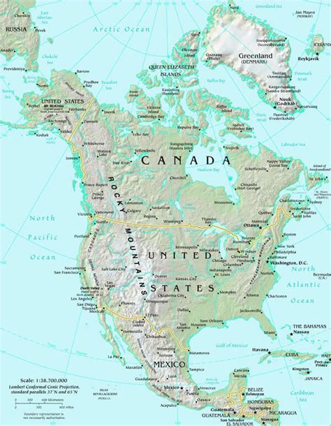 North America Maps Guide Of The World