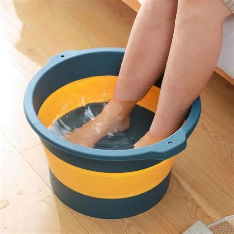 Luteti Foot Soak Tub Foldable Footbath Basin For Soaking Feet Pedicure Tool Foot Bucket With