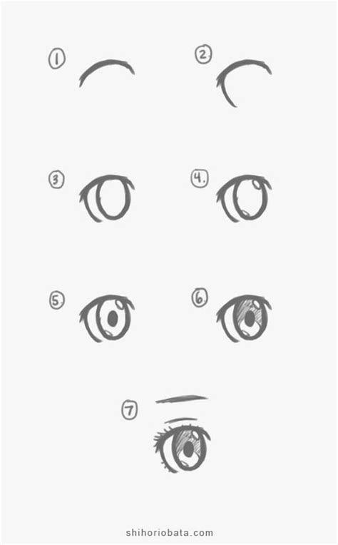 How To Draw Anime Girl Eyes Step By Step For Beginners