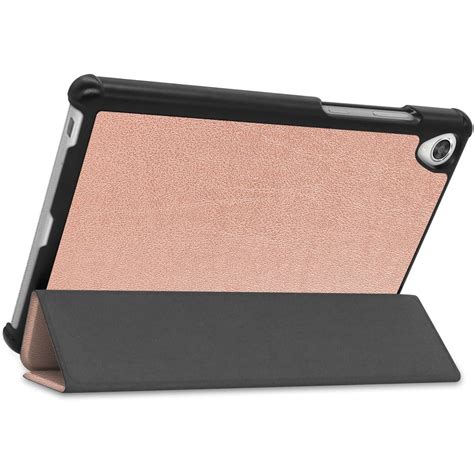 Etui Bizon Case Tab Croc Do Lenovo Tab M8 Gen 3 Różowozłote Pancernik Eu 5904665319406