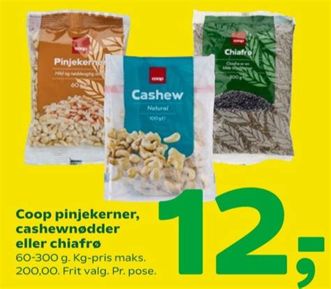 Coop Pinjekerner Tilbud Hos Coop