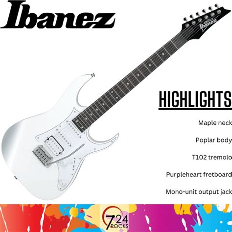 Ibanez Guitar Ibanez Grg140 Wh Rg Gio Series Electric Guitar White