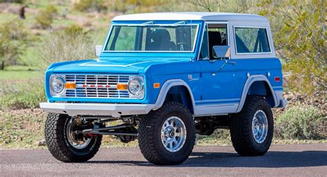 Would You Sell A Kidney For This 1974 Ford Bronco Restomod Carscoops