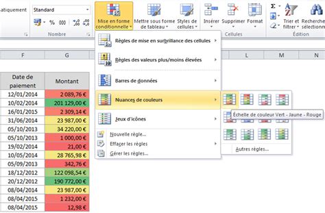 Comment Faire Une Mise En Forme Conditionnelle Comp Tences Excel