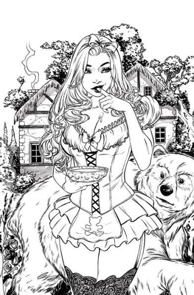 Grimm Fairy Tales Adult Coloring Book Volume 3 By None Paperback