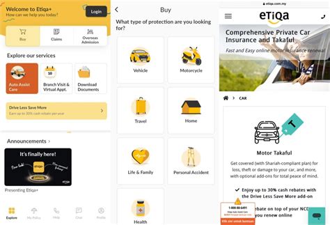 etiqa app access insurance  takaful    place insurance