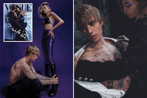 Justin and Hailey Bieber prove they're still in the honeymoon phase in steamy Vogue Italia shoot ...