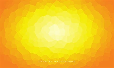 Gradient Crystal Background With Yellow Domination Eps10 Vector Design