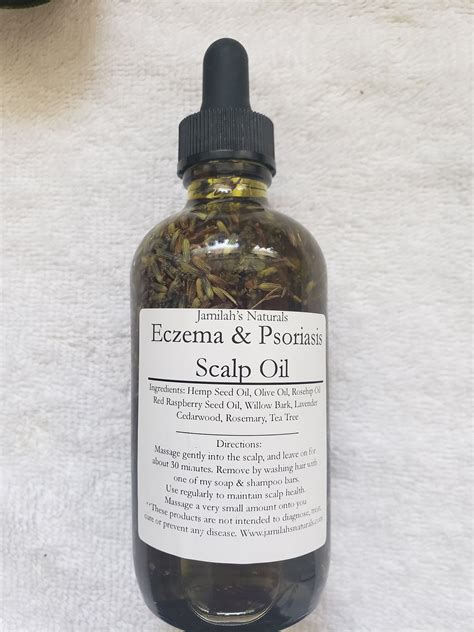 Scalp Oil For Eczema, Psoriasis, Hair Growth, Itchy, Damaged, Dry Hair