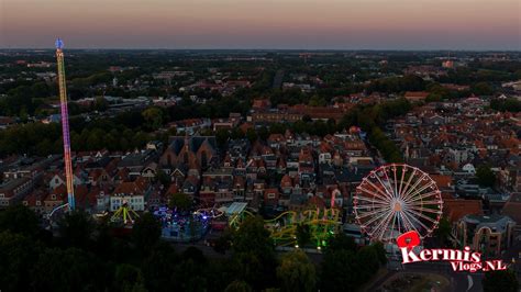 Dronefotos Kermis Hoorn 2022 Kermisvlogsnl