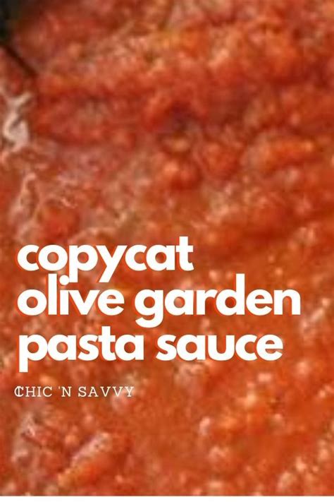 Copycat Olive Garden Spaghetti Sauce | Recipe | Olive garden spaghetti ...