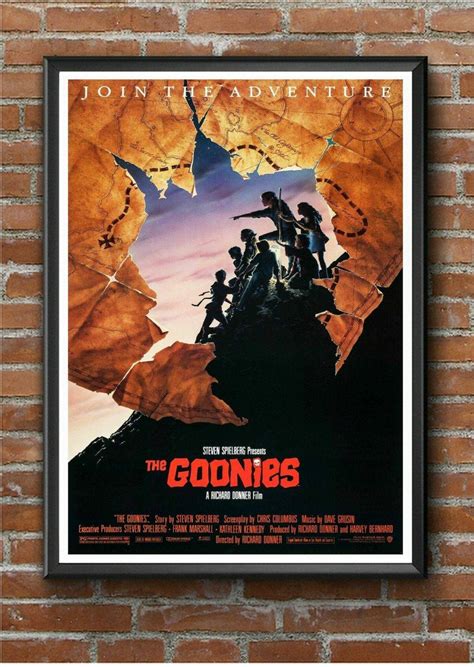 Goonies #2 1980'S Movie Film Picture - Home Decor/Wall Art – Poster ...