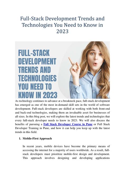 PPT Full Stack Development Trends And Technologies You Need To Know