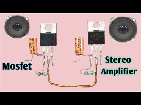 Diy Powerful Ultra Bass Amplifier 20n60 Igbt No Ic Simple Circuit Artofit