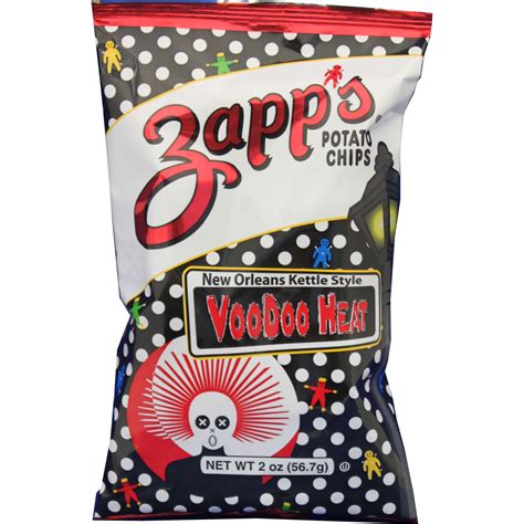 Zapps Potato Chips Voodoo Heat 2 Oz 25 Count Rocketdsd