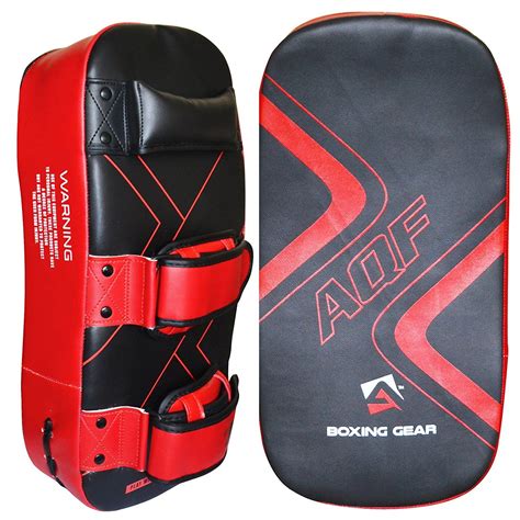 Aqf Thai Kick Boxing Strike Curved Arm Pad Mma Focus Muay Punch Shield