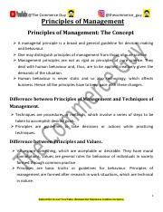 Chapter 2 Principles Of Management Converted 1 Pdf The Commerce Guy