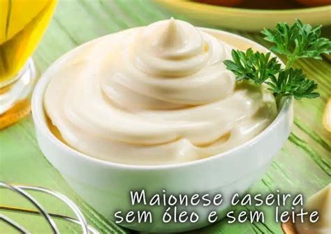Maionese Sem Óleo E Sem Creme De Leite