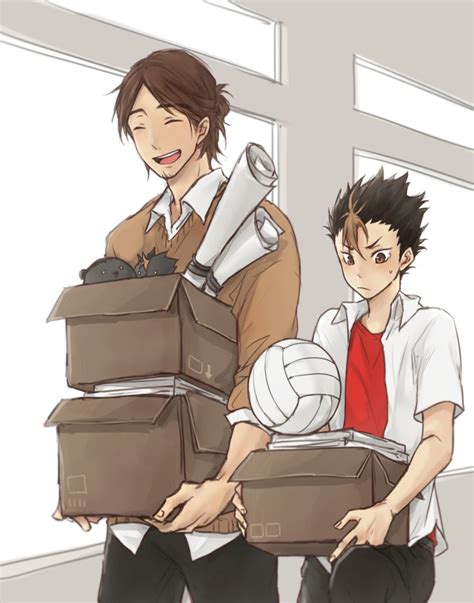 Asahi X Nishinoya AsaNoya Haikyuu Asanoya Pinterest