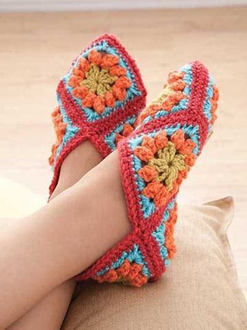 Venta Pantuflas Faciles Al Crochet En Stock