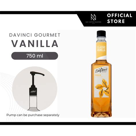 Davinci Gourmet Vanilla Ml Pump Shopee Malaysia