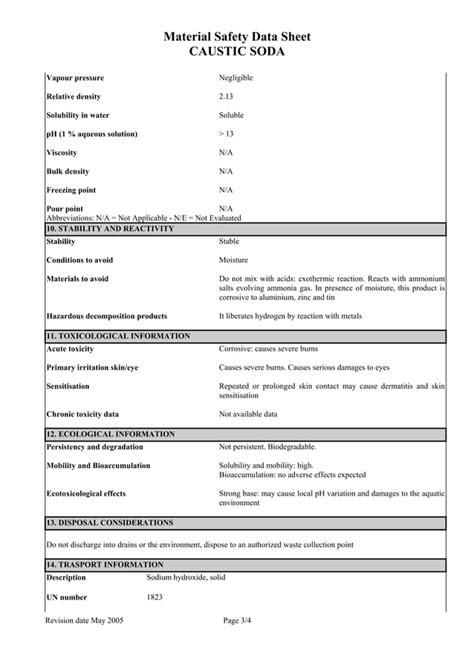 Caustic Soda Pdf