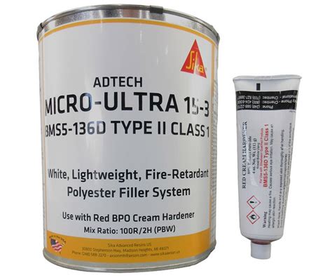 Adtech Micro Ultra 15 3 White Bms5 136d Type Ii Class I Spec Flame