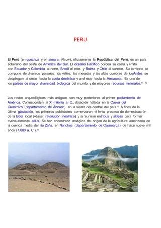 Peru PDF Descarga Gratuita