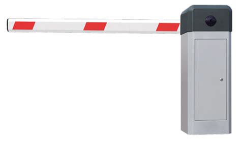 Stainless Steel Grey Red And White Secureye S BB500DC Boom Barrier