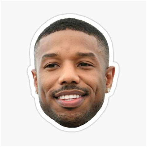 Michael B Jordan Heads Sticker For Sale By Sastamarket Redbubble