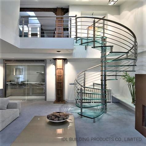 China Factory Supplier Idl Decorative Modern Small Space Stairs Curved