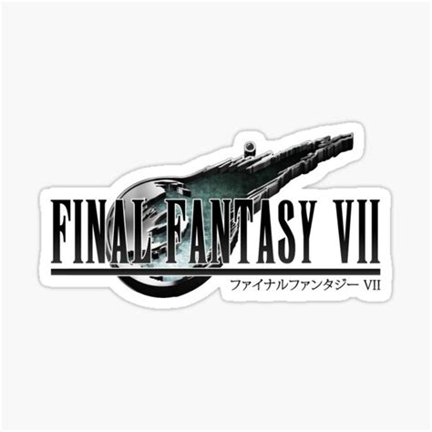 "Final Fantasy VII Remake Logo" Sticker for Sale by MutsKunArtistry ...