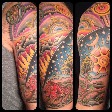 Flammarion Engraving Tattoo done by Ross K... | Ross K. Jones - Large ...